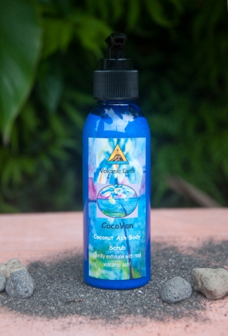 Coconut Oil Exfoliant, with volcanic ash